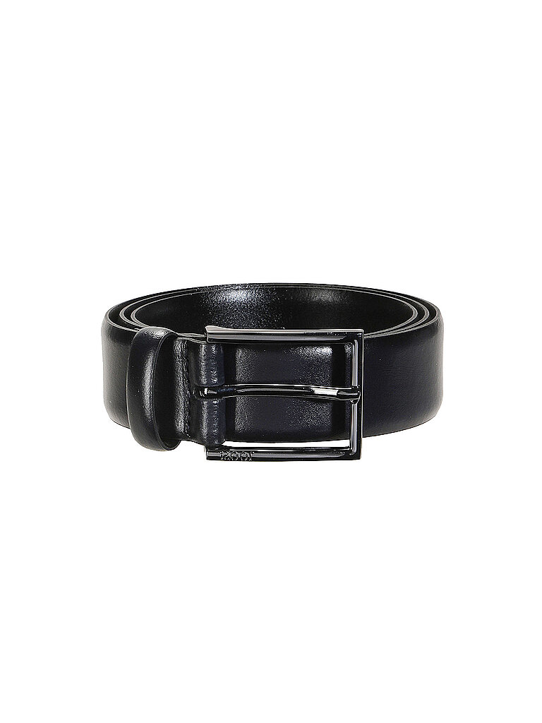Joop Cinturón de cuero azul oscuro 110