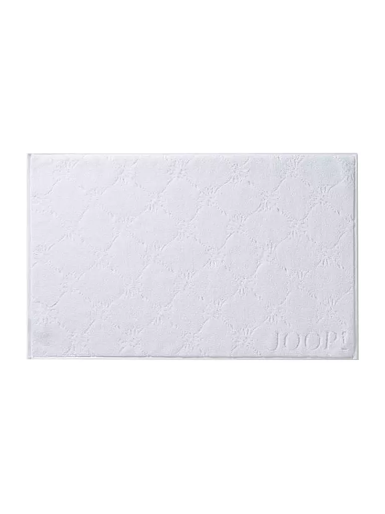 JOOP | Alfombra de baño "Cornflower Uni" 50x80cm (Blanco) | Blanco