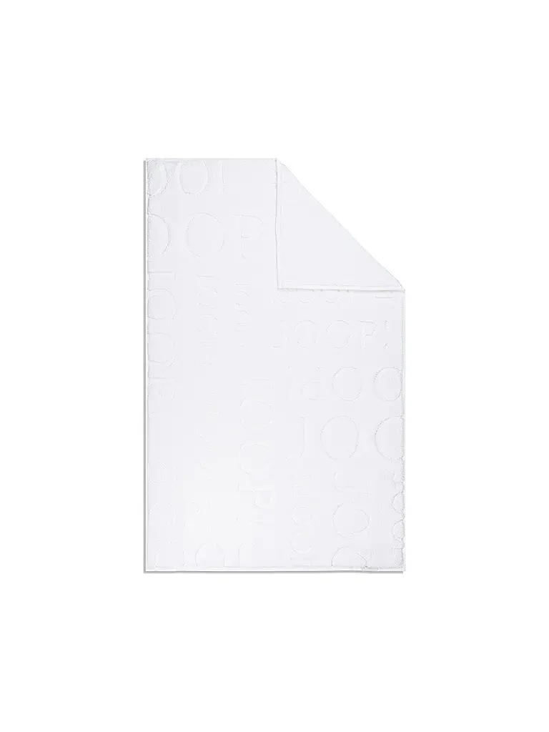 JOOP | Alfombra de baño 50x80cm STUDIO REPEAT Blanco | Blanco