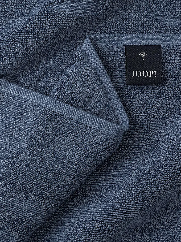 JOOP | Alfombra de baño 50x80cm STUDIO REPEAT Marine | Azul oscuro