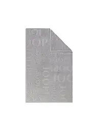 JOOP | Alfombra de baño 50x80cm STUDIO REPEAT Blanco | Gris claro