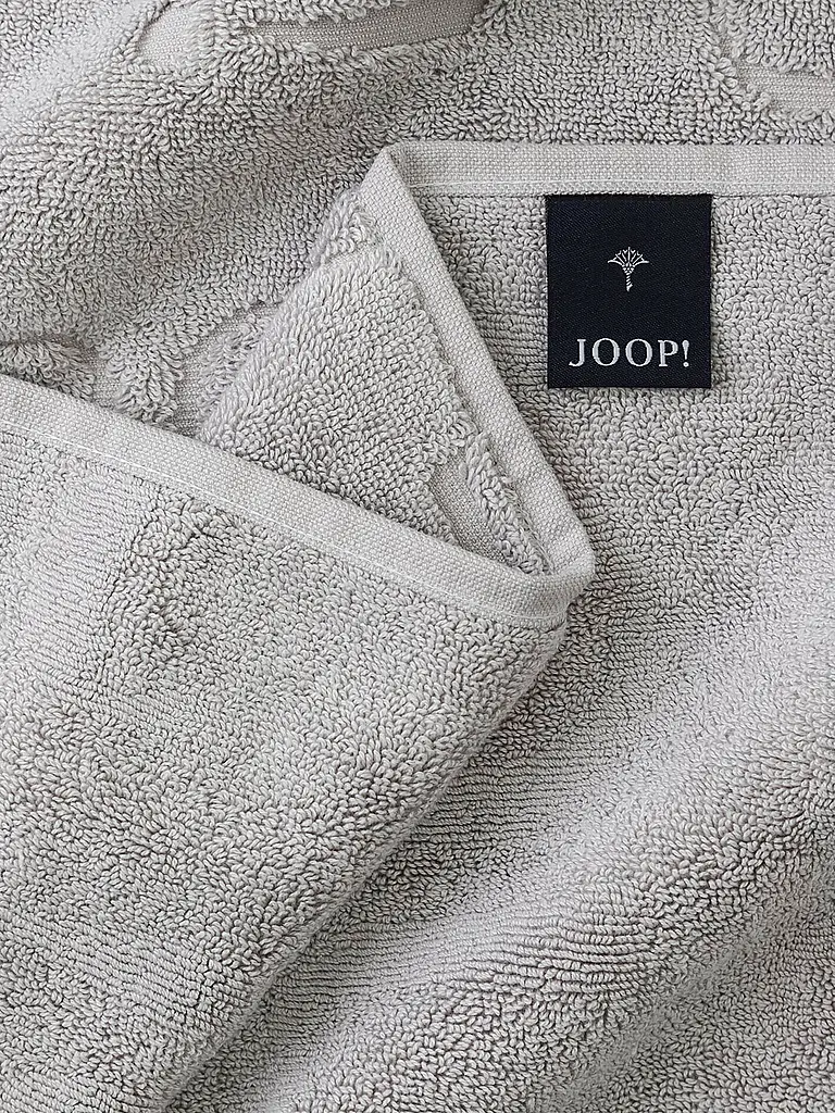 JOOP | Alfombra de baño 50x80cm STUDIO REPEAT Platino | Gris claro