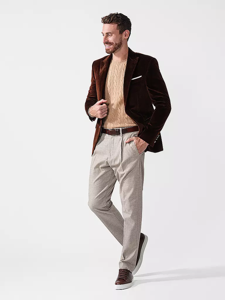 JOOP | Blazer ajustado | Marrón