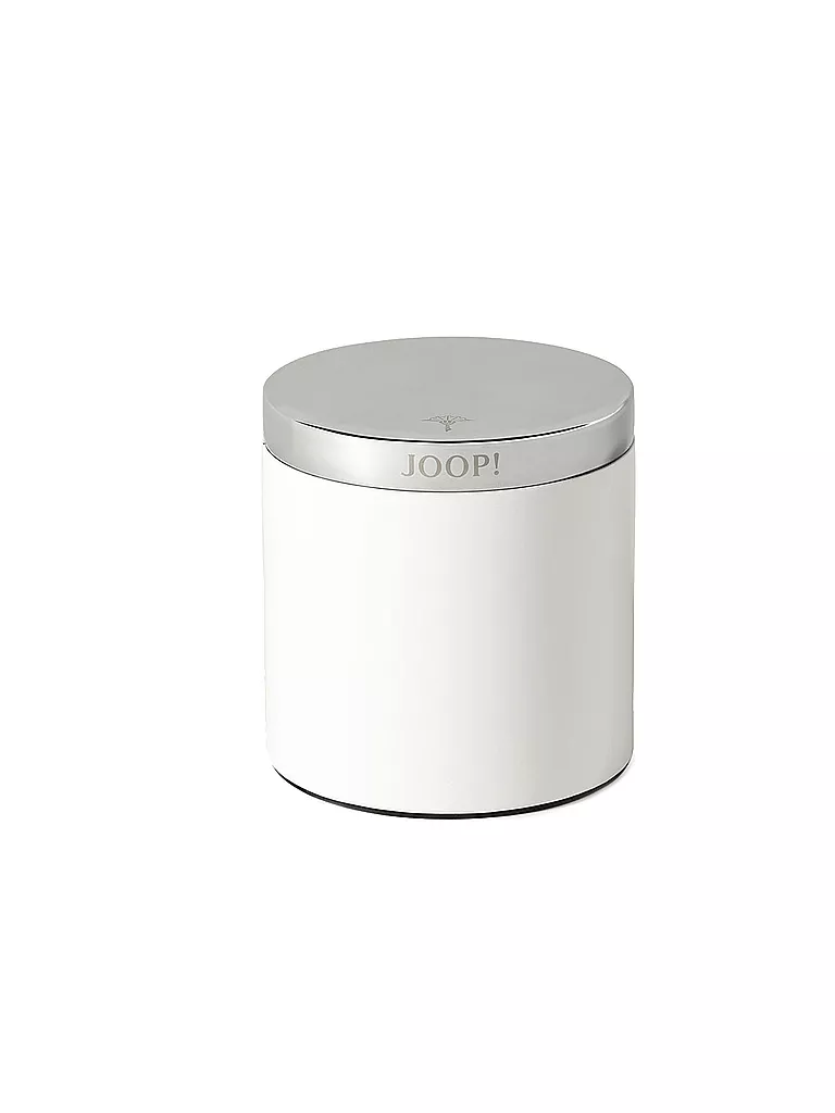 JOOP | Bote de almacenamiento "Chromeline" | Blanco