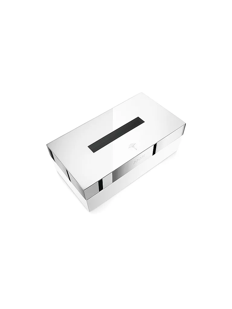 JOOP | Caja de pañuelos Chromeline 23x12cm | Plata