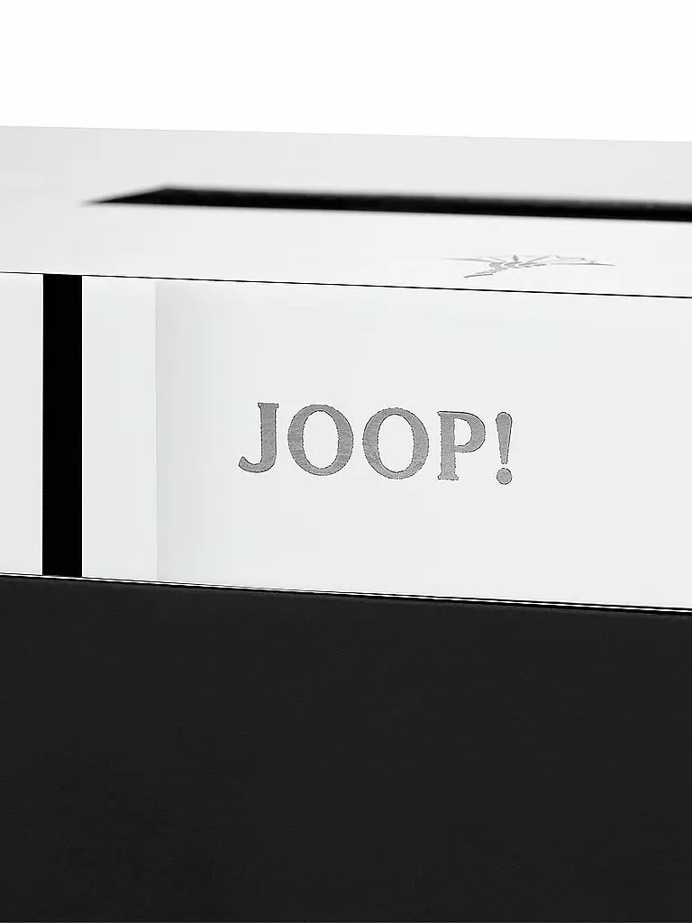 JOOP | Caja de pañuelos Chromeline Black 23x12cm | Negro
