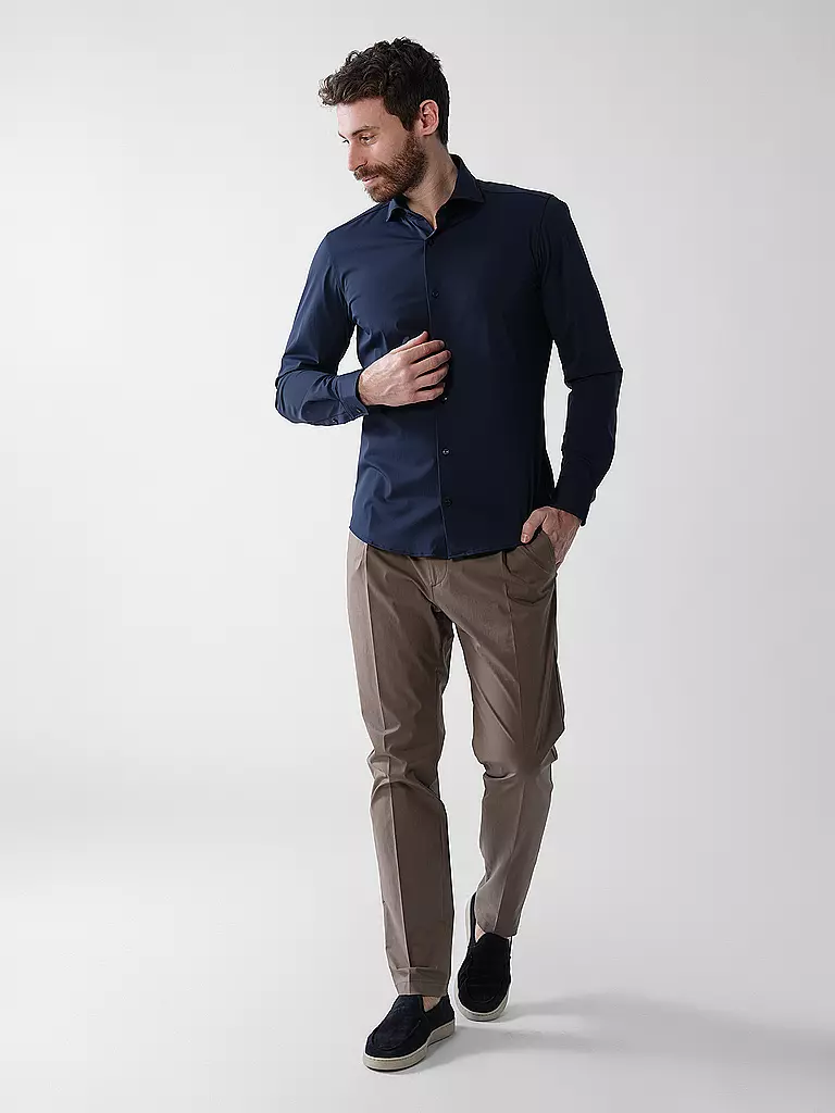 JOOP | Camisa de jersey Slim Fit PAI | Azul oscuro