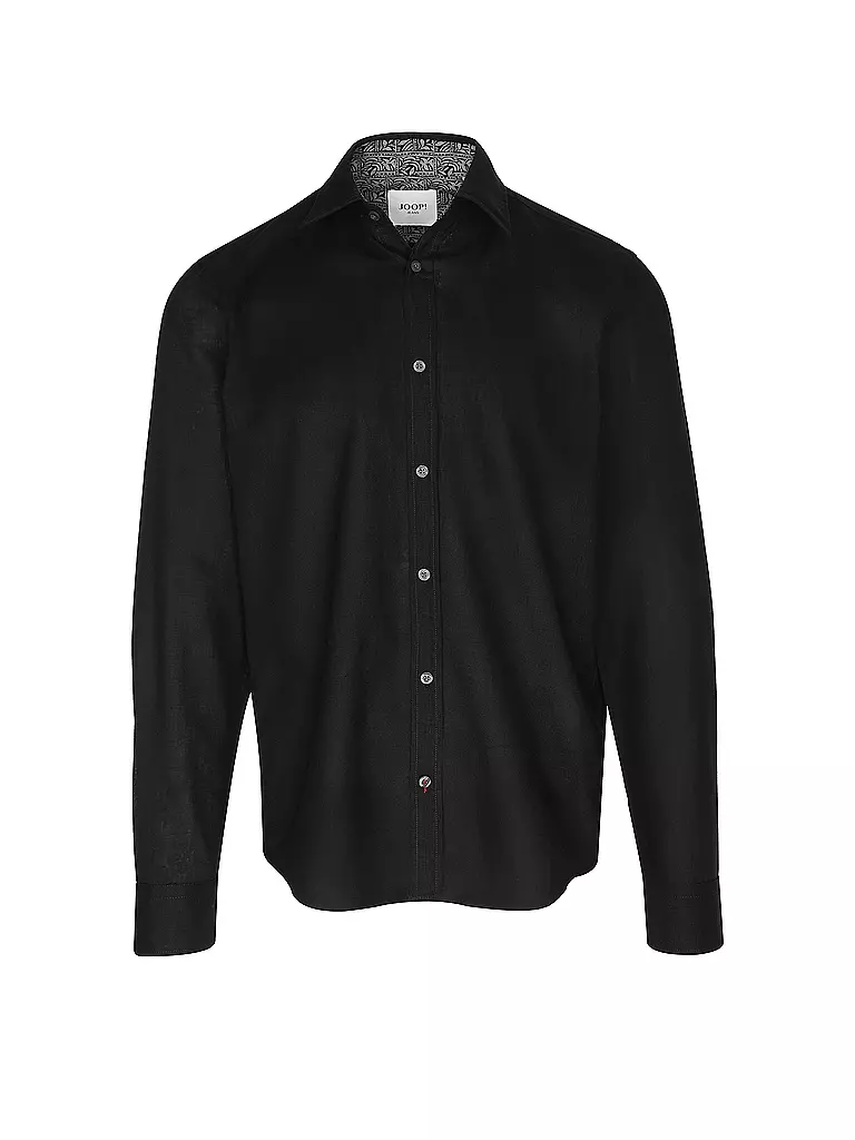 JOOP | Camisa Slim Fit HANSON
Marca: JOOP
Color: negro
Categorías: Moda, Hombre

Largo de manga: Manga larga
Material: Lino, Algodón
Forma del cuello: Cuello Kent
Diseño: Liso
Corte (Prenda superior): Slim
Estilo: Smart Business
Detalles: Jaspeado | Negro