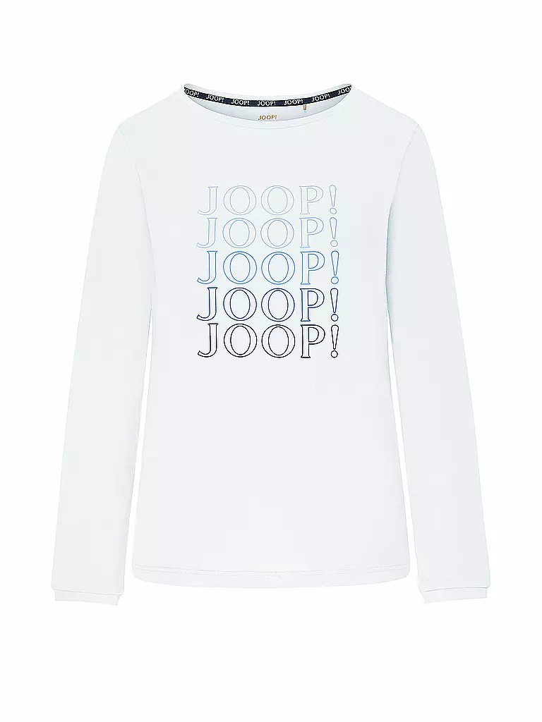 JOOP | Camiseta de manga larga Loungewear | Blanco