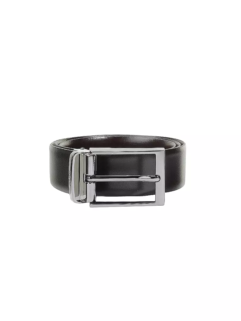JOOP | Cinturón de cuero reversible | Negro