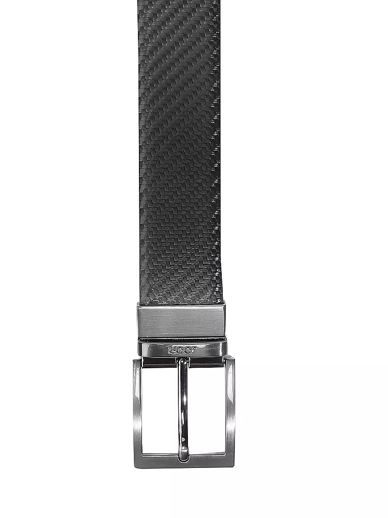 JOOP | Cinturón de cuero reversible | Negro