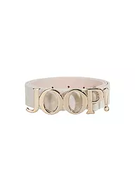 JOOP | Cinturón de cuero | Crema