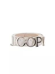 JOOP | Cinturón de cuero | Crema