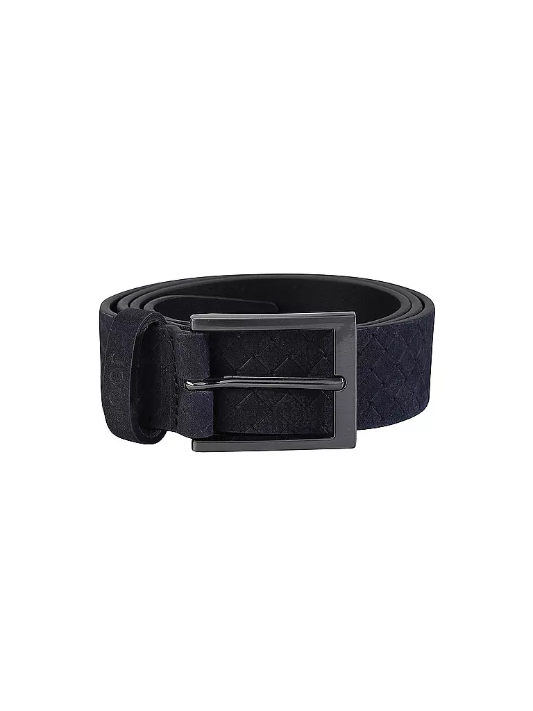 JOOP | Cinturón de cuero | Azul oscuro