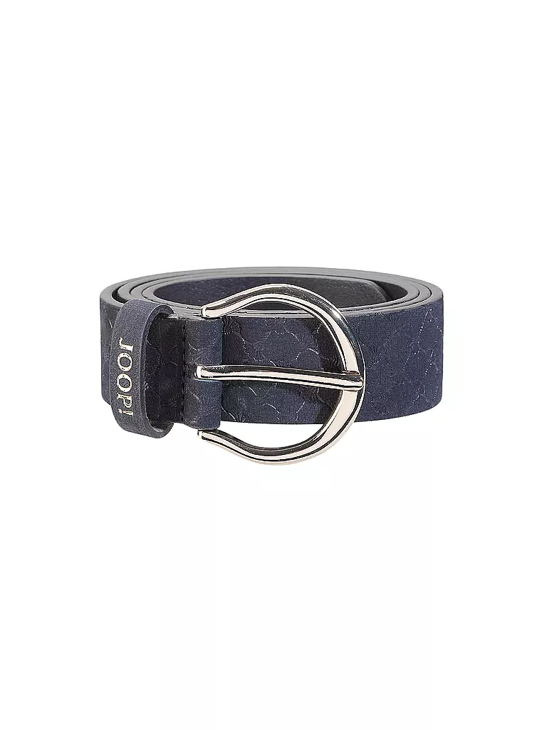 JOOP | Cinturón de cuero | Azul oscuro