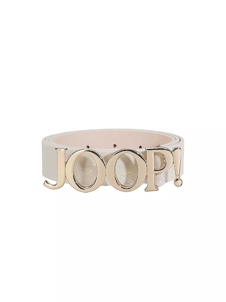 JOOP | Cinturón de cuero | Crema
