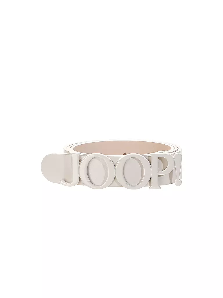 JOOP | Cinturón de cuero | Crema