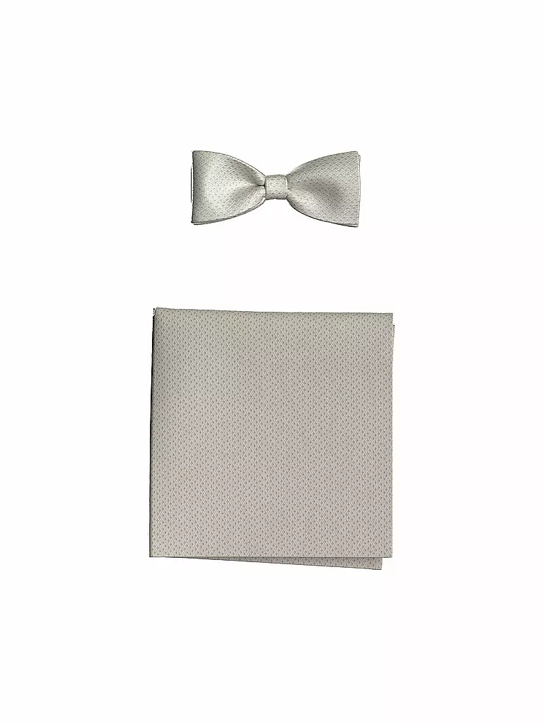 JOOP | Conjunto de regalo de pajarita y pañuelo de bolsillo | Marrón claro