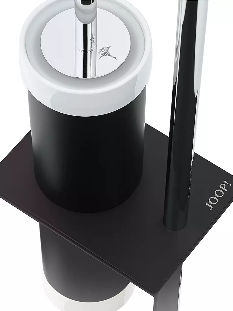 JOOP | Conjunto de WC independiente con portarrollos Chromeline Black 70cm |