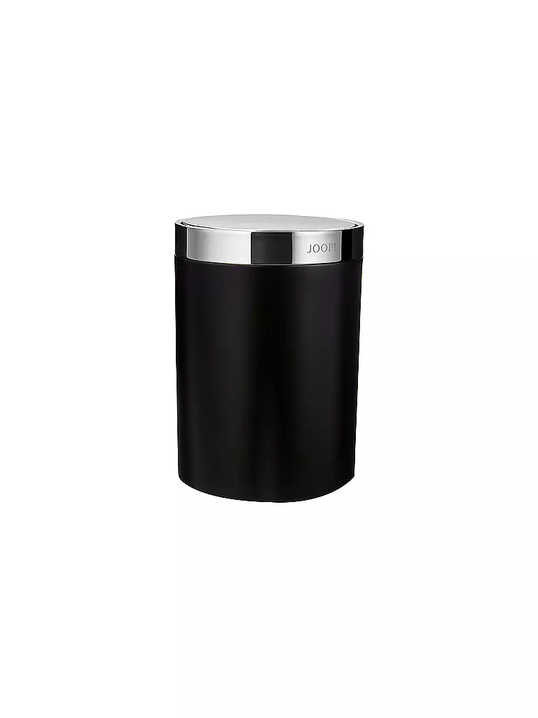 JOOP | Cubo de baño Chromeline Black 26cm | Negro