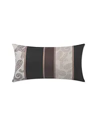 JOOP | Funda de almohada de satén 40x80cm PAISLEY STRIPES Negro | Negro