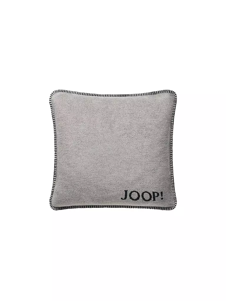 JOOP | Funda de cojín "Uni Doubleface" 50x50cm (Ceniza-Antracita) | Gris