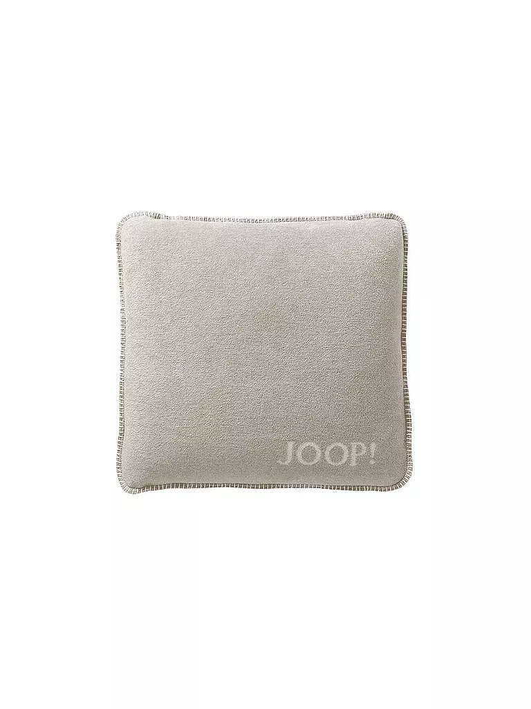 JOOP | Funda de cojín "Uni Doubleface" 50x50cm (Ecru-Feder) | Crema