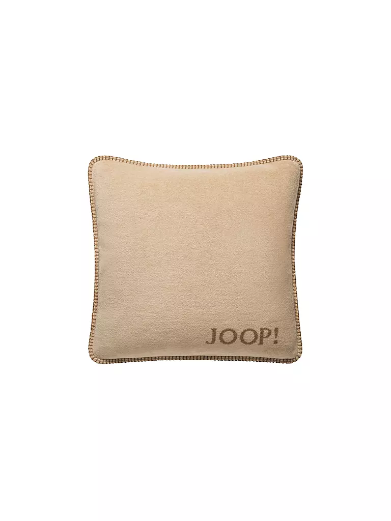 JOOP | Funda de cojín "Uni Doubleface" 50x50cm (Macchiatto-Anacardo) | Marrón