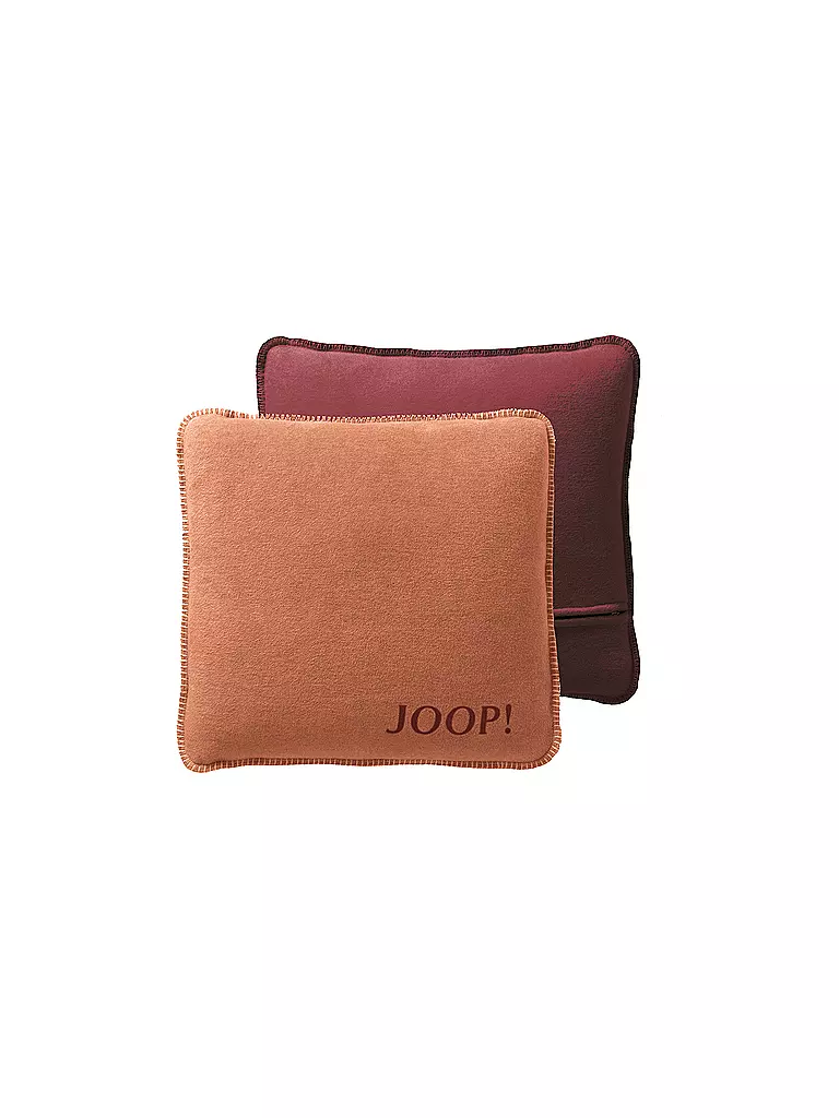 JOOP | Funda de cojín 50x50cm Cobre/Pizarra | Naranja