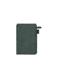 JOOP | Guante de baño 16x22cm DIVEDED DOUBLEFACE Piedra | Verde oscuro