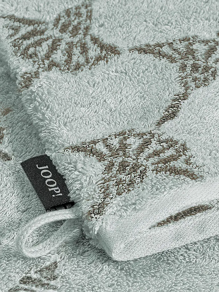 JOOP | Guante de baño Classic Cornflower 16x22cm Salvia | Verde claro