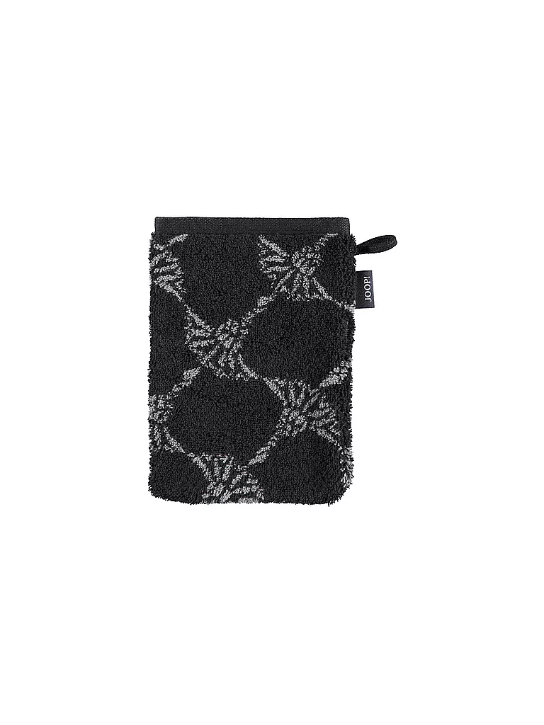 JOOP | Guante de baño Cornflower 16x22cm Negro | Negro