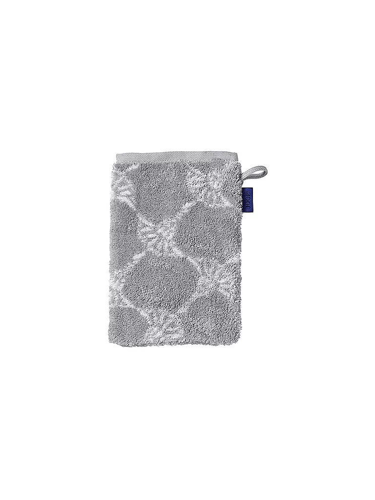 JOOP | Guante de baño Cornflower 16x22cm Plata | Gris