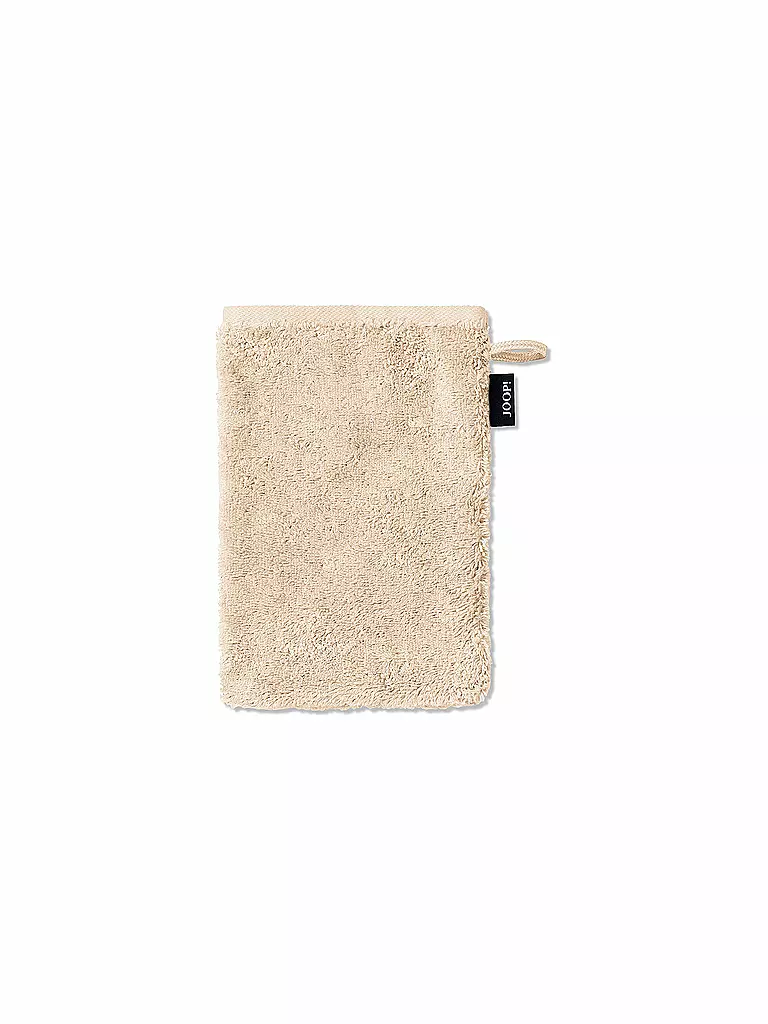 JOOP | Guante de baño SPLIT DOUBLEFACE 16x22cm Natural | Crema