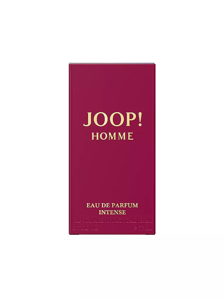 JOOP | Homme Eau de Parfum Intense 75ml | Sin color