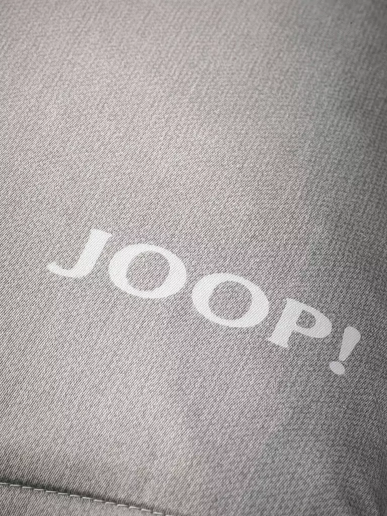 JOOP | Juego de cama de satén Cornflower Stripes 70x90cm / 140x220cm Deep Coal | Gris