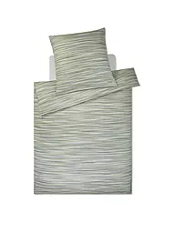 JOOP | Ropa de cama de satén VIVID 2x 70x90cm/200x200cm Stone | Verde claro