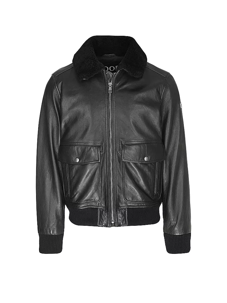 JOOP | Lederjacke AVIATOR AVIA | Negro