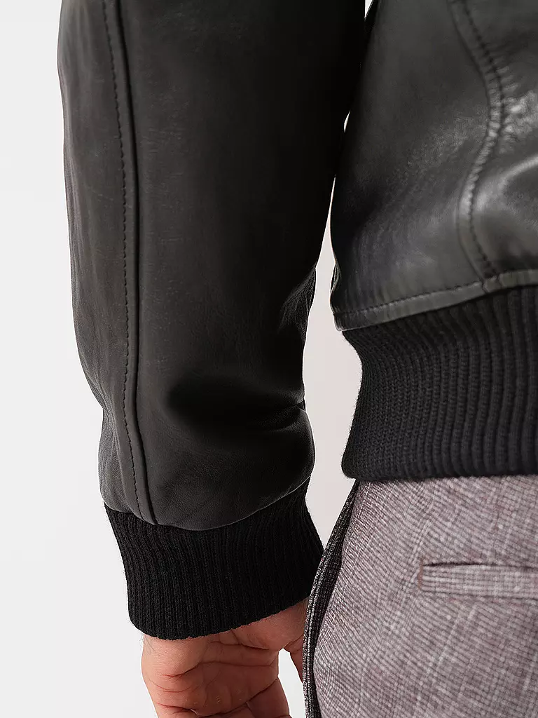 JOOP | Lederjacke AVIATOR AVIA | Negro