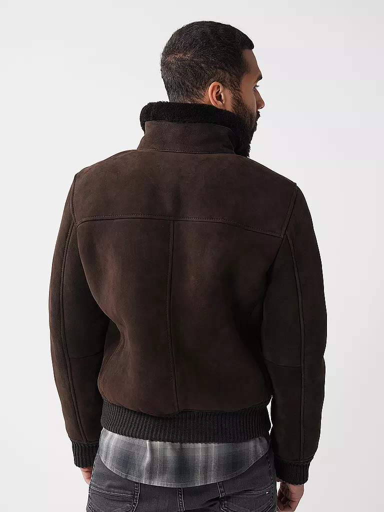 JOOP | Lederjacke RAZOR | Marrón