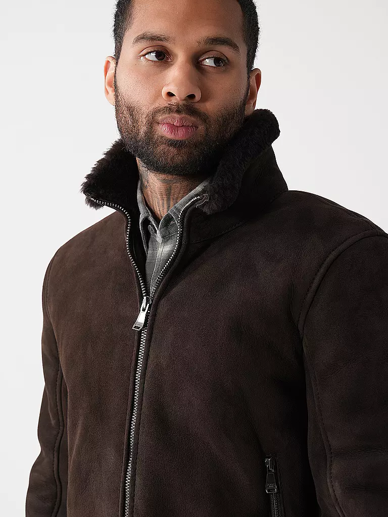JOOP | Lederjacke RAZOR | Marrón