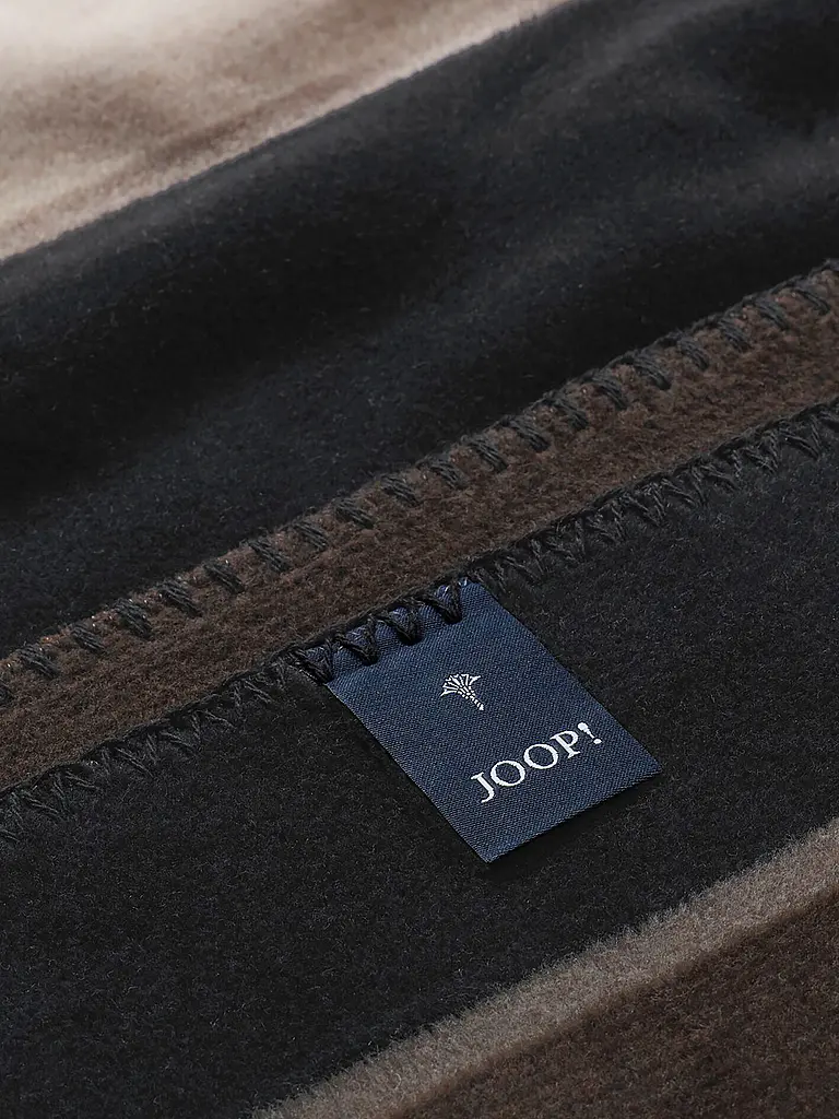 JOOP | Manta - Plaid 150x200cm JOOP! STRIPES Negro | 
