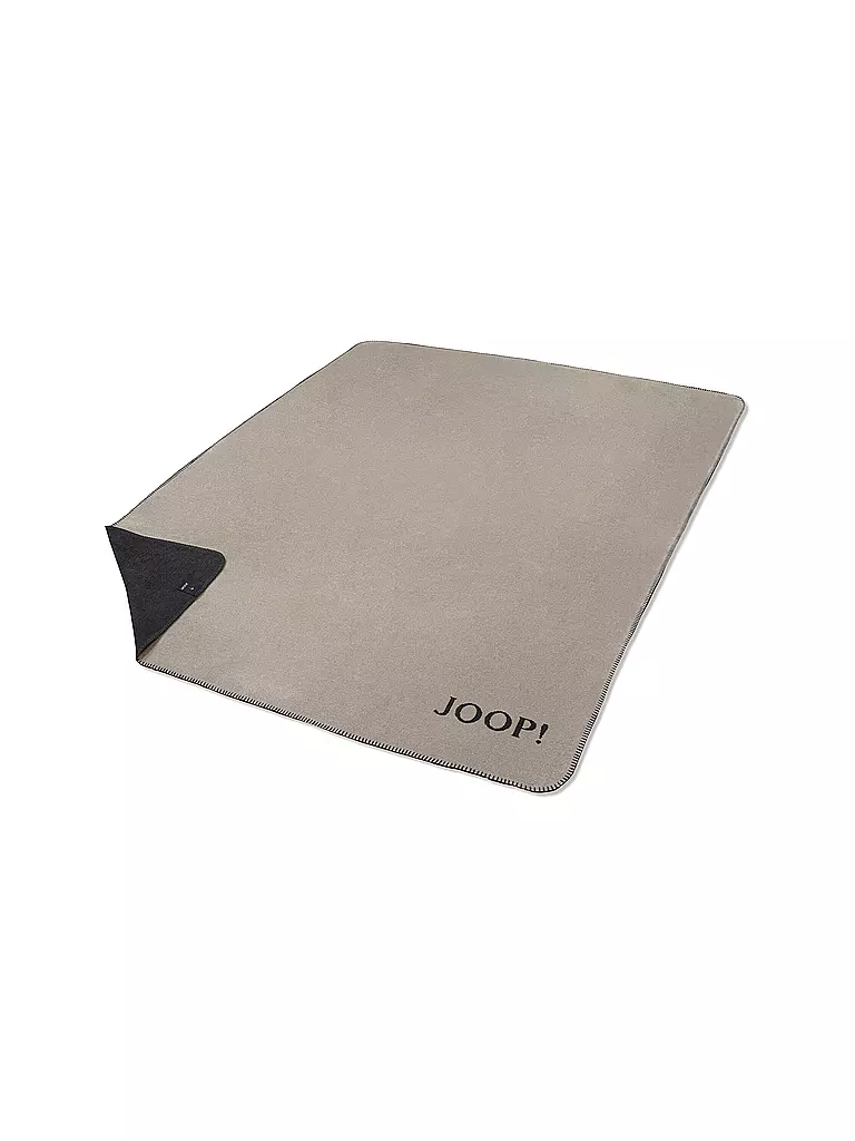 JOOP | Manta para el hogar - Plaid 150x200cm Uni Doubleface Piedra/Antracita | Gris