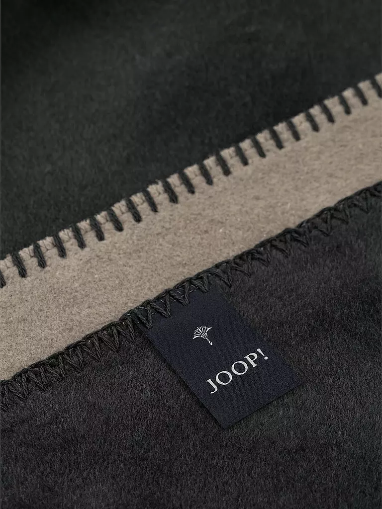 JOOP | Manta para el hogar - Plaid 150x200cm Uni Doubleface Piedra/Antracita | Gris