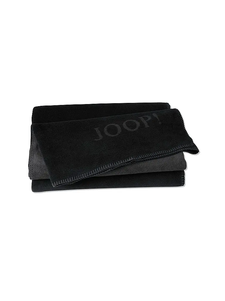 JOOP | Manta para el hogar - Plaid 150x200cm Uni Doubleface R | Negro