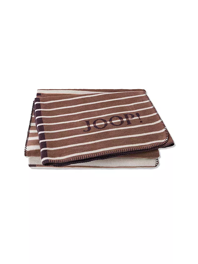 JOOP | Manta para el hogar 150x200cm DIVIDED Caramelo | Camel
