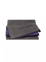 JOOP | Manta para el hogar UNI-DOUBLEFACE 150x200cm Pizarra/Violeta | Gris