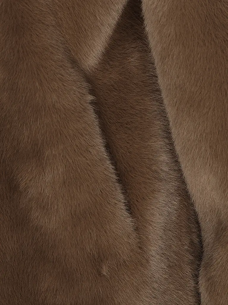 JOOP | Nombre del producto: Abrigo de aspecto de piel CIM
Marca: JOOP
Color: marrón
Categorías: Moda,Mujer

Longitud de la manga: Manga larga
Material: Piel sintética,Poliéster / Poliamida
Forma del cuello: Cuello alto
Diseño: Liso
Corte (Prenda exterior): | 