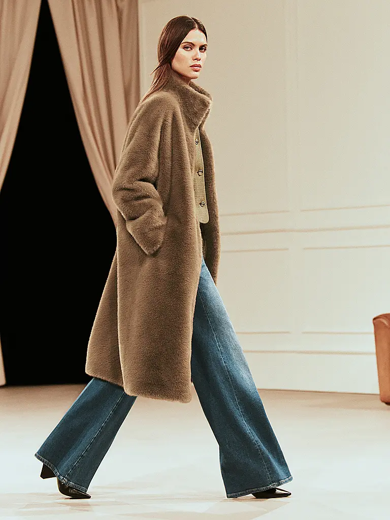 JOOP | Nombre del producto: Abrigo de aspecto de piel CIM | Marrón