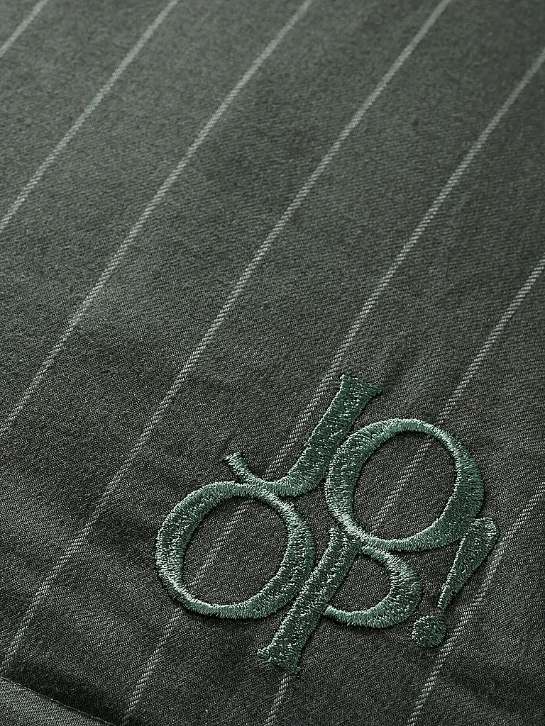 JOOP | Ropa de cama de franela 70x90cm/140x200cm SOFT STRIPES | Verde claro